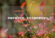 中国环境评价网：生态文明的数字窗口